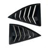 Gloss Black Car Side Window Louver For Chevrolet Camaro 5th Gen 2010 - 2015 2011 2012 2013 Car Rear Window Shutter Cover Spoiler