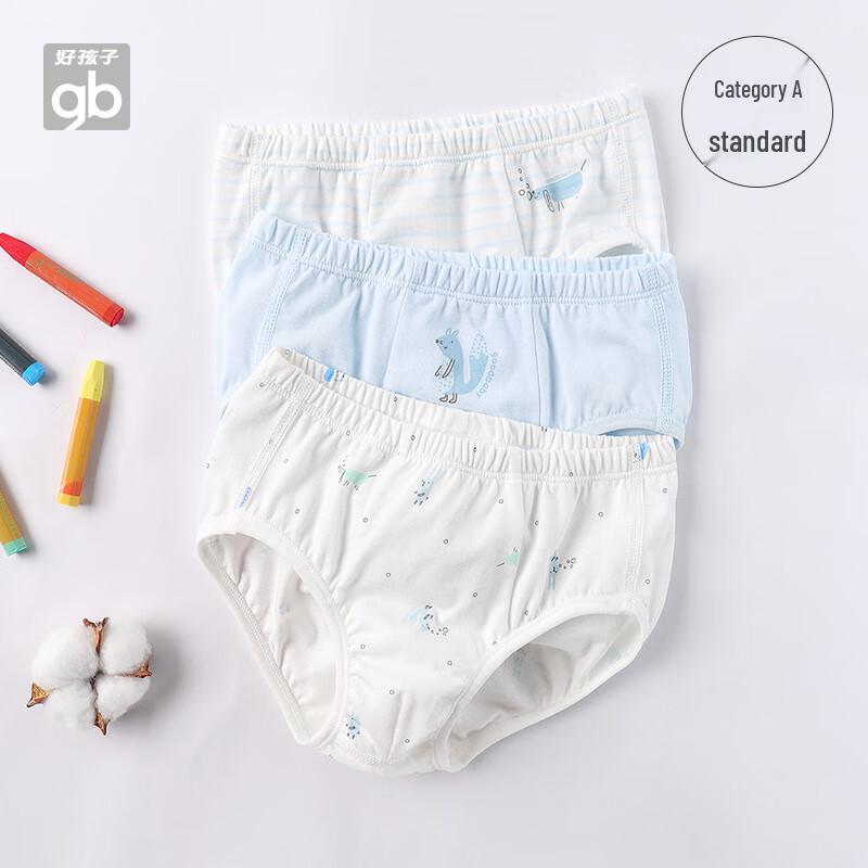 Мальчиковые антибактериальные трусы Goodbaby из 100% хлопка (3-Pack)