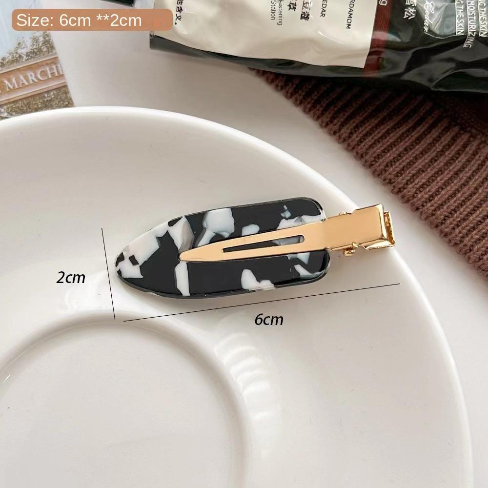 Acetate Seamless Hair Clip Headdress No Bend Barrettes New No Crease Hairpin Women