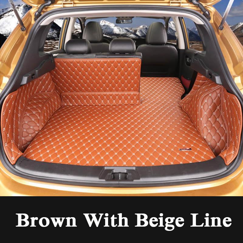 Для Nissan Qashqai J11 2016-настоящее время коврик для багажника автомобиля задняя облицовка багажника грузовой пол коврик для защиты лотка внутренние аксессуары коврики