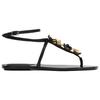 Zara Retro Fashion Trendy Niche Design One-Strap Sandals Women Sandals Black 13608510800