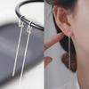 Новая Мода Серьги-подвески Длинные Золотой Серебряный Цвет Висячие Серьги для Женщин Кристальная Кисточка Серьга Ушные Аксессуары Украшения Подарки