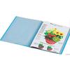 KOKUYO File Clear File Carry All Fixed Type Back Pocket B4 20 Pockets Blue La-5824B