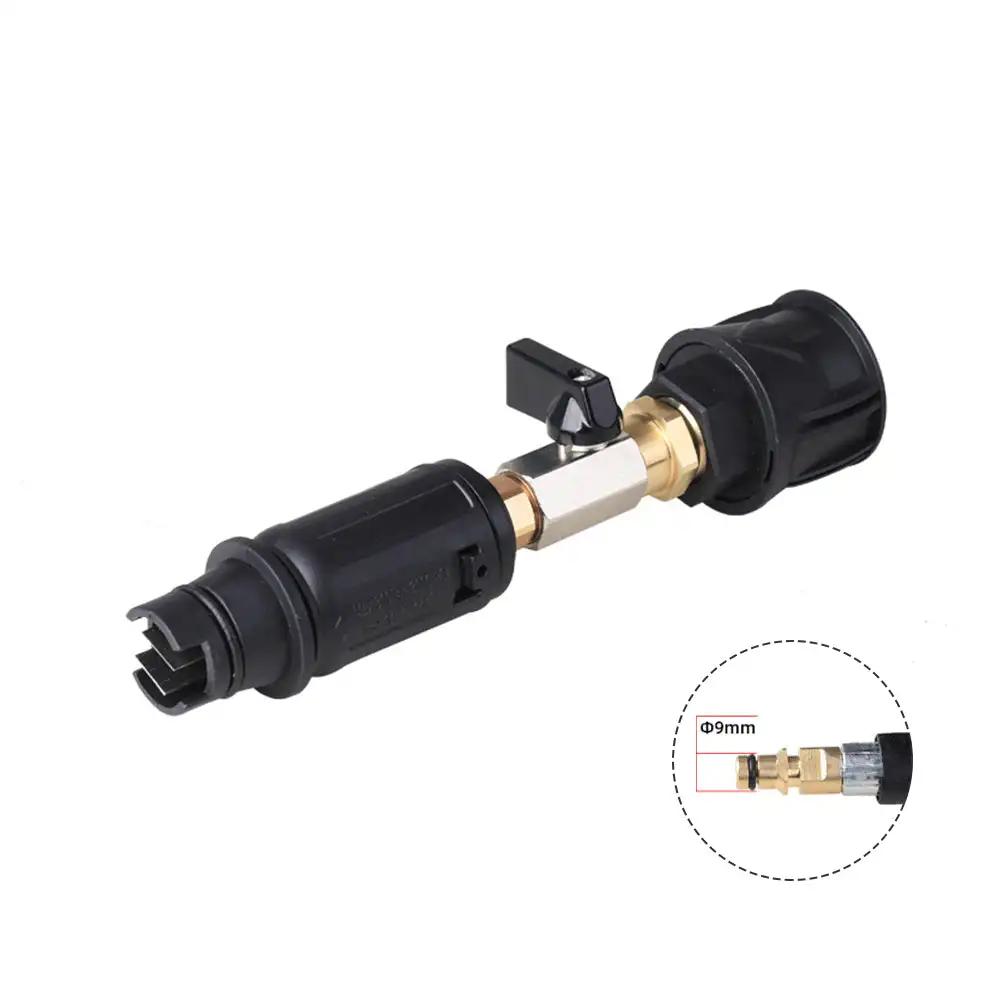 Распылитель для мойки высокого давления с быстроразъемным соединением, регулируемый угол 3000 фунтов на кв. дюйм для соединителя Krcher 8/9 мм, насадка для мойки автомобиля