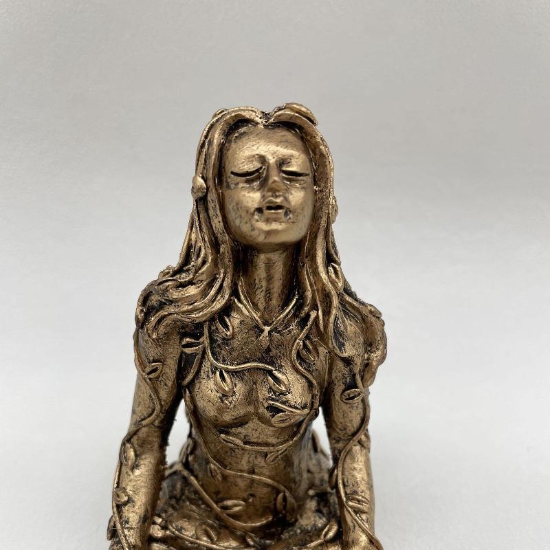 Статуя Матери-Земли Мини Фея Гайя Декоративная Статуя Будды Декоративные Статуэтки Богини Исцеление Чакры Медитация Домашний Декор