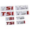 1 шт. Металлический боковой значок кузова автомобиля TSI, наклейка на крышку багажника для Touareg Tiguan Polo Vento Golf Passat Jetta Sagitar