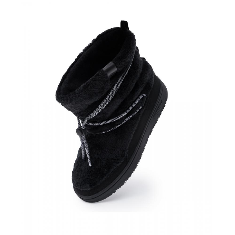 Puma Замшевые женские сноуботы S, черные, серые 402175 01