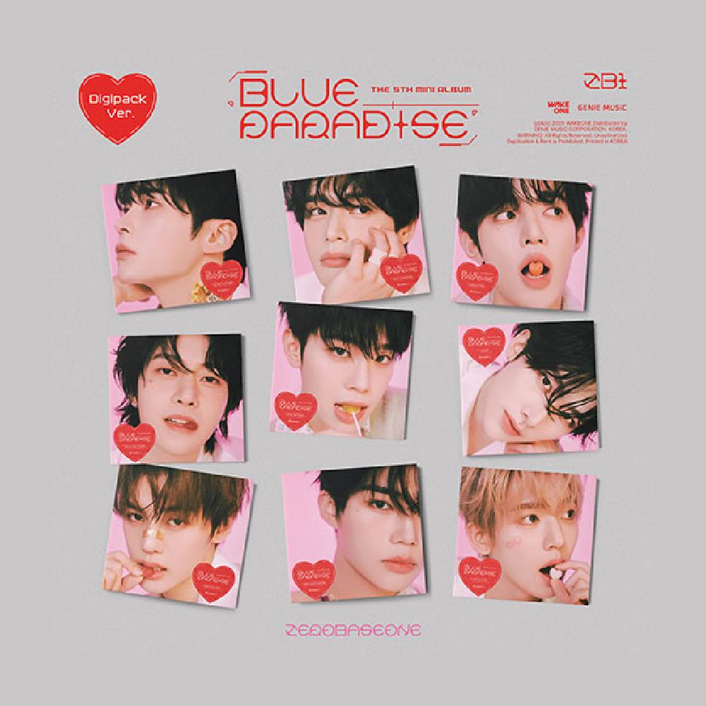 Предварительный заказ ZEROBASEONE 5th Mini Album Blue Paradise Digipack ver. И МАГАЗИН ПОБ