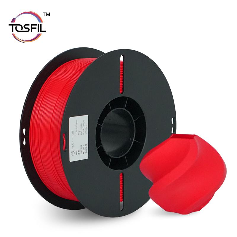 TOSFIL 3D Printing Filament PLA++ High Speed 1kg Roll 1.75mm ±0.02mm 3D Printer Consumables Material Smooth Surface ROHS