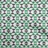 Cotton Flex Green Fabric Geometric  Dress Material Fabric Print Fabric By The Yard 40 Inch