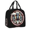 Custom Ballerina Capuchina Italian Brainrot Tung Tung Tung Sahur Lunch Bag Women Thermal Cooler Insulated Lunch Box for Student