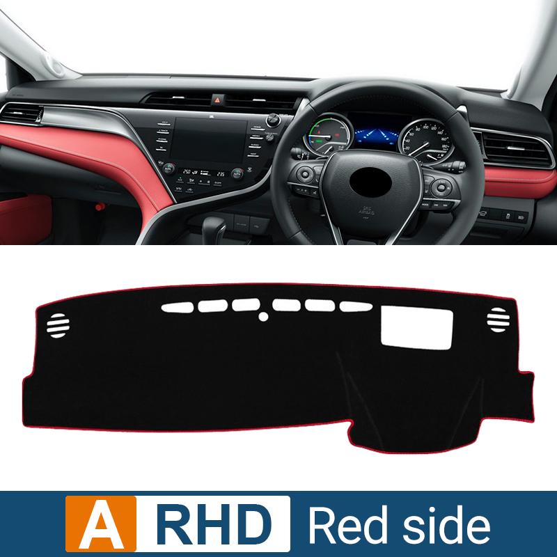 Чехол на приборную панель автомобиля, избегайте света, коврик, анти-УФ-ковер, нескользящие коврики для Toyota Camry XV70 2018 2022 2023 2024