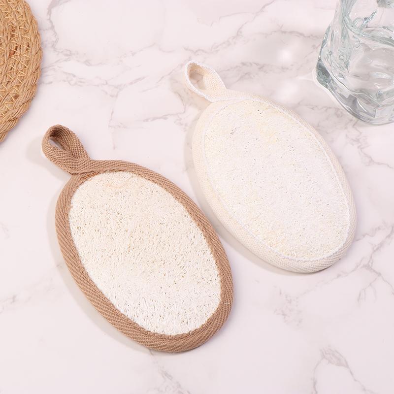 Natural Loofah Body Scrubber Bath Exfoliating Sponge Soft Shower Brush Cleaner Pad Exfoliator Shower Puff Body Skin Care Tool
