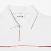 Lacoste Женская толстовка с коротким рукавом на молнии [off White]