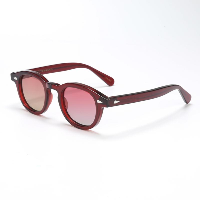 Fashion Polarized Sunglasses Men UV400 Johnny Depp Lemtosh Brand Designer Sun Glasses For Male Retro Acetate Frame Oculos