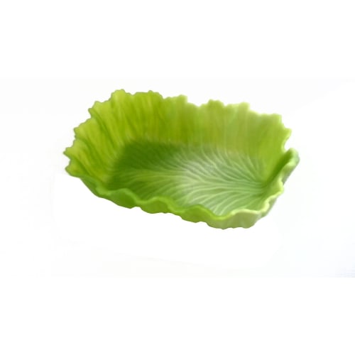 Shincatec Antibacterial Bento Cups, Square, Large, Lettuce, Pack of 3, Green