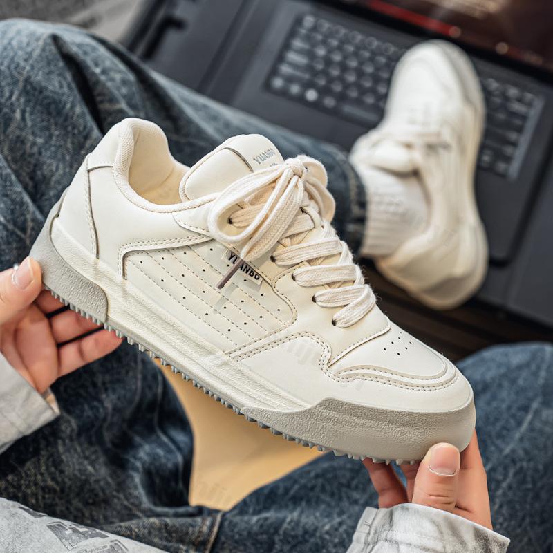 Модная мужская спортивная повседневная обувь 2025 Новая весенняя модная тенденция Удобная универсальная обувь на толстой подошве Низкие кроссовки с массивной подошвой и нескользящей подошвой