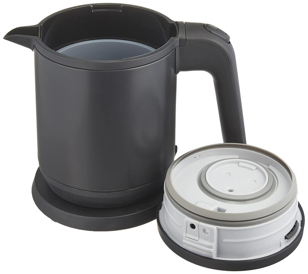 Tiger Electric Kettle, Steamless, with Anti-Tip and Spill Protection, 600ml, Matte Black, Wakuko PCK-H060KM