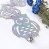 Reflective Owl Scarecrow Bird Repellent Hanging Anti Bird Tool with Bell for Plants Gardens
