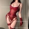 Сексуальное нижнее белье сексуальное чистое желание форма соблазнения с грудной подушкой комбинезон костюм без снятия qqny
