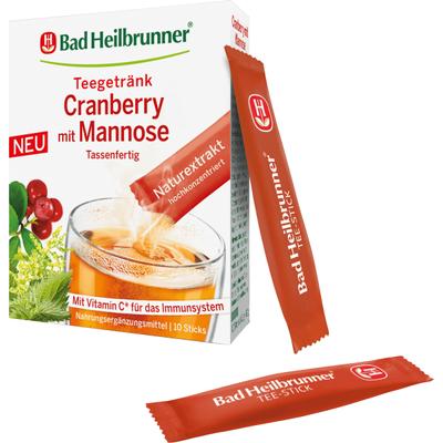 Фруктовый чай Badheil Bruner со вкусом клюквы 10 пачек по 12 г