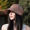 Шляпа от солнца для женщин летняя широкополая уличная шляпа от солнца из дышащего полиэстера для повседневной носки и путешествий