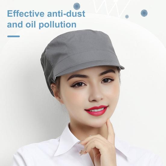 Рабочая шляпа унисекс, пыленепроницаемая, дышащая, с полой сеткой, легкая, предотвращает выпадение волос, пищевая продукция, заводская кепка, кепка для рабочих мастерской, шляпа машиностроительного завода