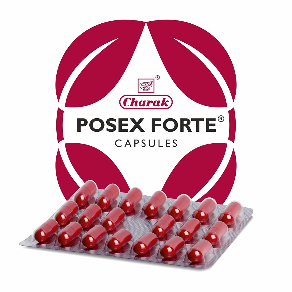 Капсулы Charak Pharma Posex Forte для женского здоровья - 20 капсул (Упаковка из 2 шт.)