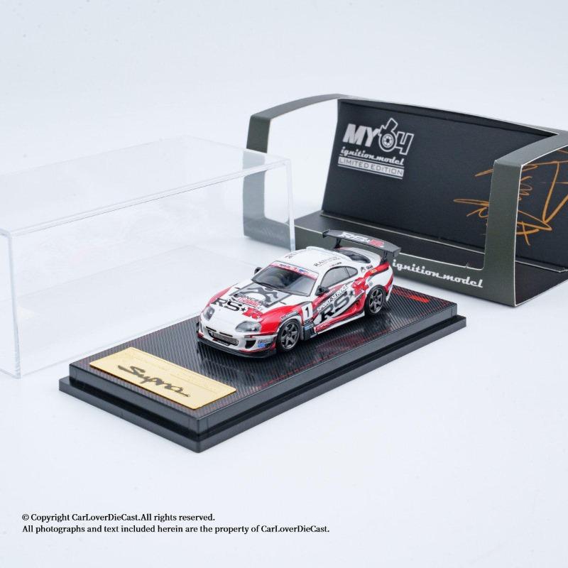 YVAZ6 Diecast IG X MY64 1:64 Scale Toyota SUPRA JZA80 RZ IG3842 Alloy Car Model