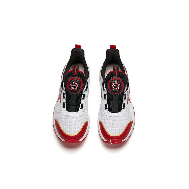 Anta Kids Sports Non-Slip Shock Absorbing Wear-Resistant Low-Top Running Shoes Kids Sneaker White Red 312215510-1