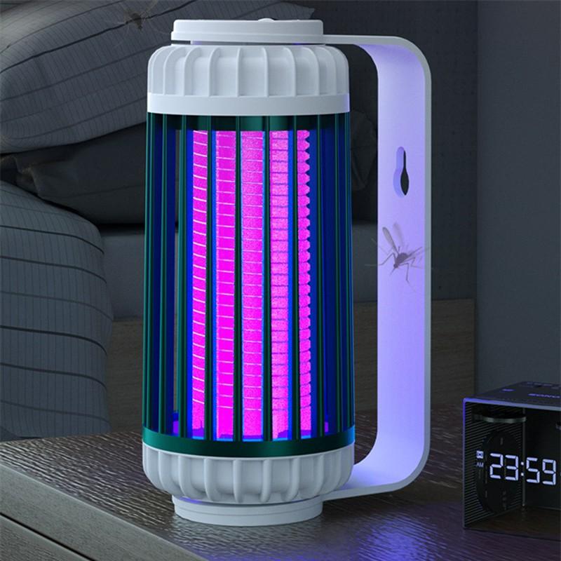 Mosquito Killer Lamp Electric Shock Photocatalyst Kill Bug Insect Zapper Home Mosquito Repellent Rechargable Outdoor Fly Trap