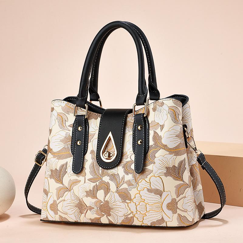 New High-end Printed Women's Handbag Fashionable and Versatile Commuting Shoulder Bag Brand Ladies Messenger Bag