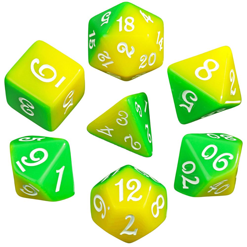 7шт. игровых кубиков Splic Colors DND Polyhedral Dice Set для настольных ролевых игр DND RPG