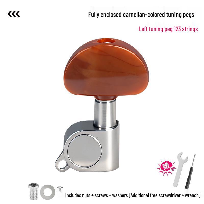 Металлические колки для акустической гитары с деревянным инструментом для нанизывания струн - Полностью закрытые аксессуары для классической гитары