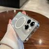 Прозрачный магнитный чехол для беспроводного зарядного устройства Magsafe для iPhone 14 13 12 11 Pro Max Plus mini X XR, защитная крышка, аксессуары