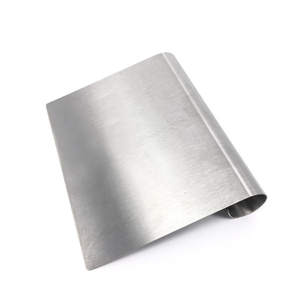 Скребок из нержавеющей стали и резак для теста, многофункциональный кухонный инструмент, скребок, лучший резак для пиццы и теста, набор из 2 шт.