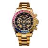 Mechanical Automatic Watch Automatic DANIEL DOUGLAS Gold Black Rainbow [Daniel & Douglas] DD8802DG-RBBK4 & Men's