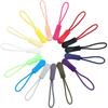 20pcs Mix Color Zipper Pull Puller End Fit Rope Tag Replacement Zipper Tab Tags Cord Extension Fixer for Handbags, Backpacks, Jackets