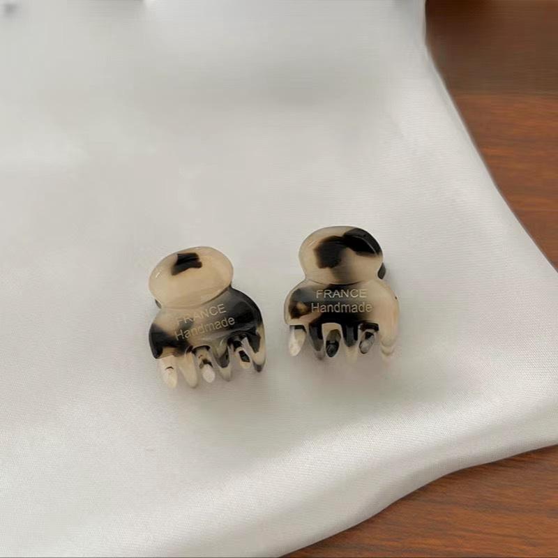 2 шт./пара Мини 2 см Ацетат Маленькие Заколки-крабики для волос Боковые заколки Ацетатные крабики для волос для девочек Милые заколки Женские аксессуары для волос