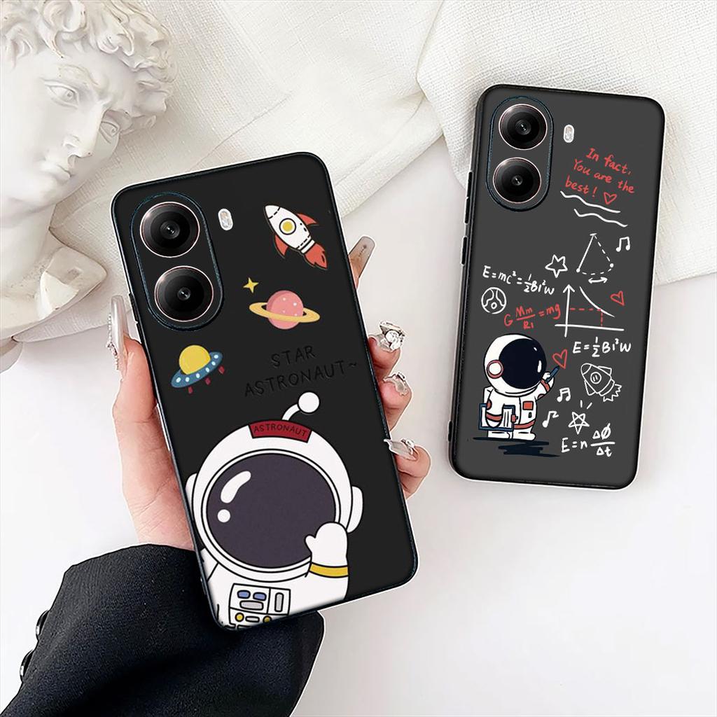Чехол для телефона Motorola Moto Edge 70 60 Fusion NEO Pro G Stylus G56 G96 G52 G04 G05 20 с рисунком Галактика, Луна, Небо, Астронавт, Звезды
