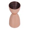 Cocktail Double Jigger Stainless Steel Wine Measuring Cup Bar Bartending Measuring Jigger U Shaped Copper Plated