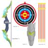 Children's Bow and Arrow Set Toys with Led Flash Lights Kids Archery Bow Practice Bow Outdoor Sports Game Shooting Toy Boys Gift