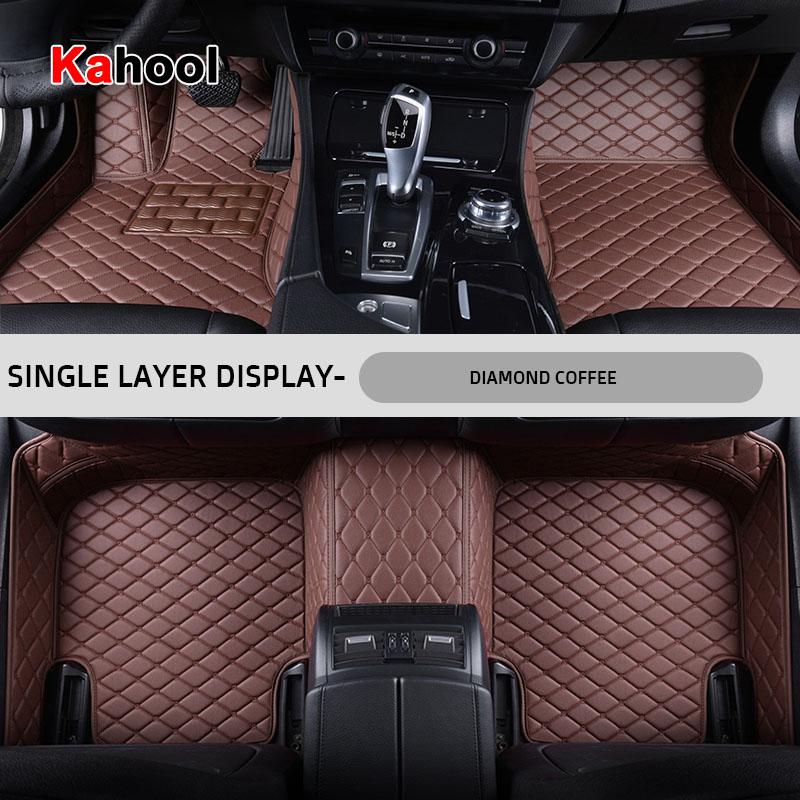 Автомобильные коврики KAHOOL на заказ для VW Passat Saloon Sedan B5 B5.5 B6 B7 B8, автоаксессуары для ног