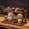 Wood Tableware Shelf Multipurpose Tabletop Stand Mini Cup Holder  Home Accessories