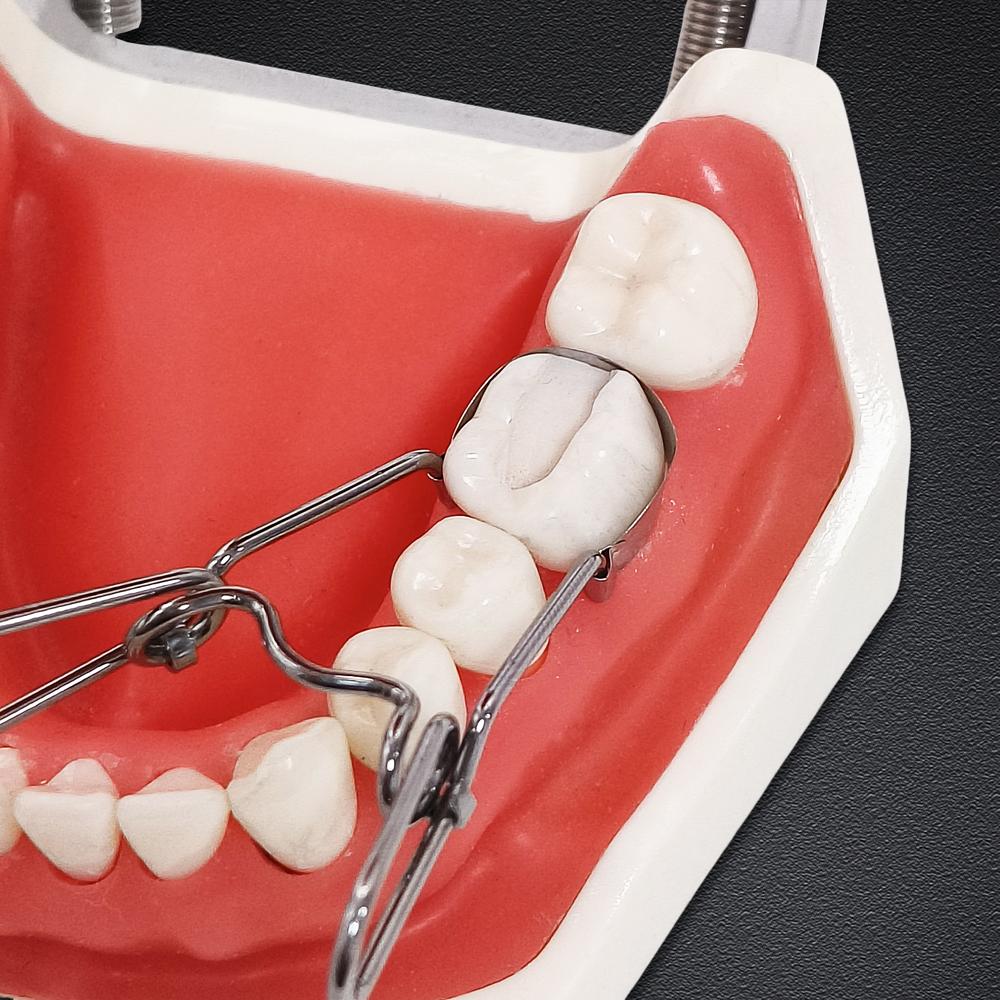 18 шт./набор стоматологических седловидных контурных металлических матриц, набор стоматологических секционных матриц, универсальный набор с пружинным зажимом