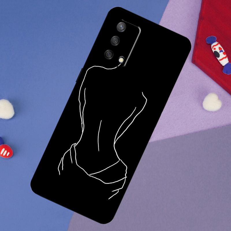 Sexy Nude Women Art Case For OPPO A96 A76 A16 A18 A58 A78 A98 A17 A77 A54 A57 S A74 A5 A9 A53 A52 A72 A15 A93