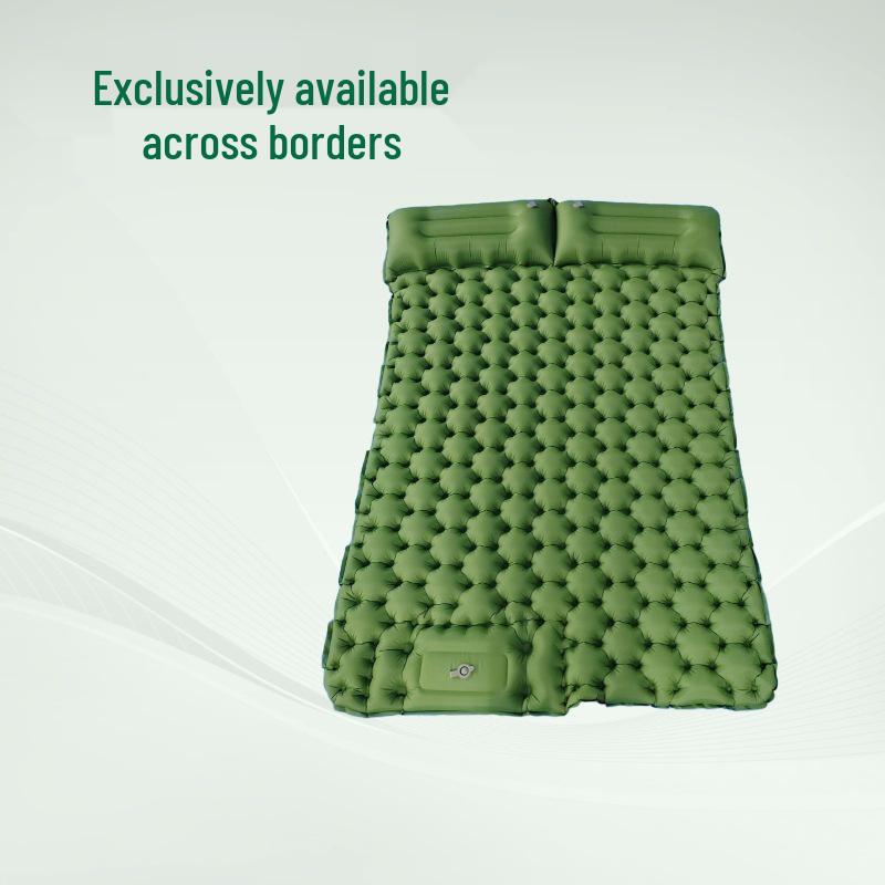 Портативный Легкий Надувной Матрас для Кемпинга: Влагозащищенный надувной коврик для использования в автомобиле и в походе