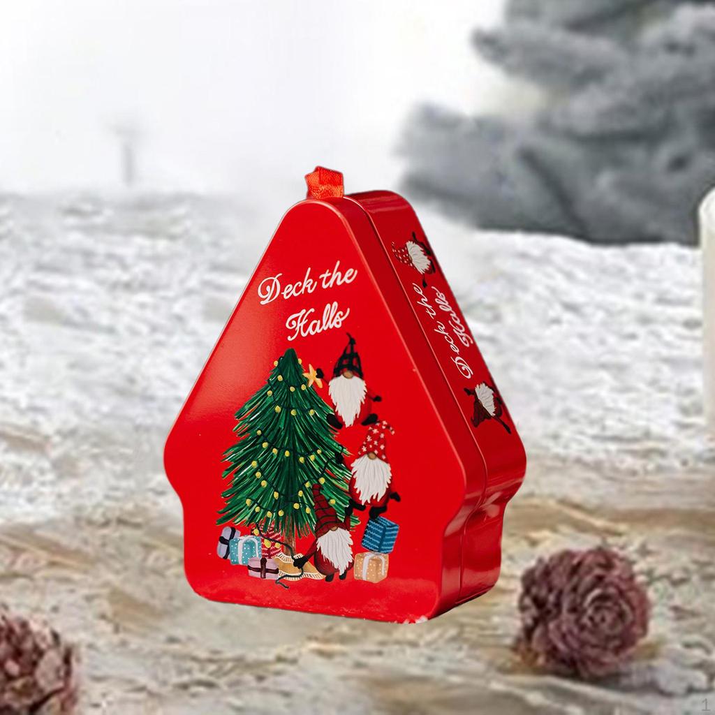 Рождественская коробка конфет, банка для печенья, подарочная упаковка, подарочный контейнер