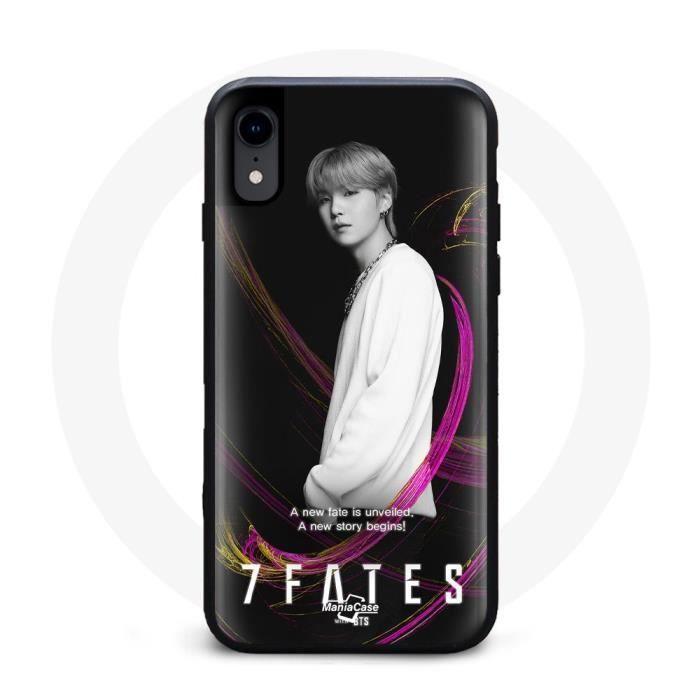 Case for Iphone XR Bangtan Sonyeondan 7 Fates Chakho with BTS Suga Concept Photo