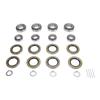 4 Sets Trailer Axle Bearing Kit 6000 to 7000lb Steel Alloy Trailer Wheel Hub Bearing Set with Cotter Pins and Grease